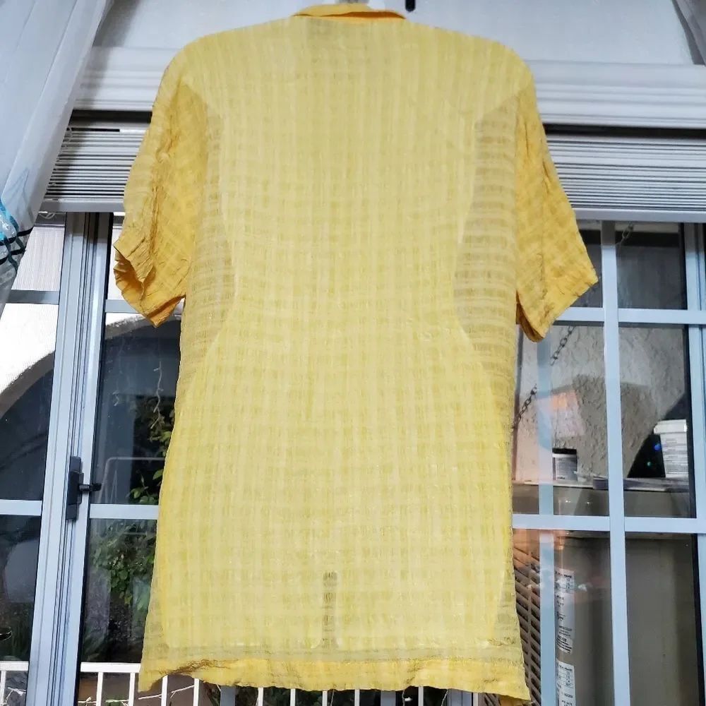 Capacity yellow blouse - Picture 4 of 4